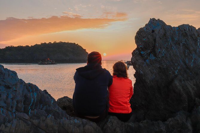 1 Day Boat Tour: HaLong Bay, Lan Ha Bay, Natural Beach and Full Moon Party - Stop 3 in Hạ Long Bay: jump to a small secluded beach and explore caves
