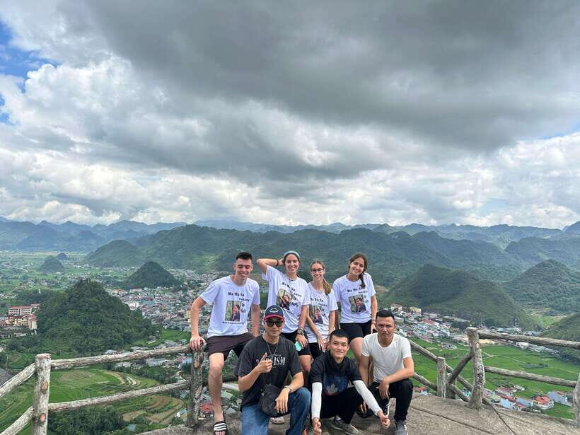 1 Day Ha Giang Loop Tour by Motorbike with Easy Rider - Real - Getting on the bike: pickup at 8:00–8:30 and the safety kit