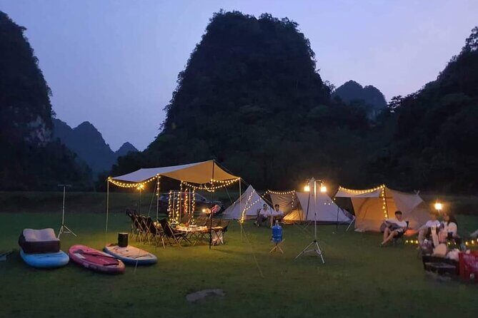 2 Days Camping Tour in Angel Eye Mountain and Ban Gioc Waterfall - Ban Gioc / Detian Falls: The Border Waterfall Stop That Sets the Tone