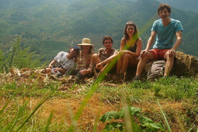 2D1N Buffalo trek by Hmong Sister House and Trekking - Day 2: sunrise rice fields, Red Dao village, and the trek toward a waterfall