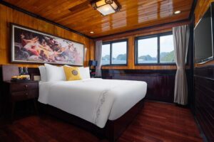 2D1N: Halong Bay 4-Star Cruise - Cave, Kayak, Swim, Meals - Your cabin and the comfort details that matter on an overnight