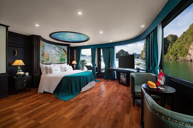 3D2N Luxury HaLong Bay with Aspira Cruise: kayak, Cat Ba island - Light and Dark Cave: kayak and bamboo-rowing for a different view