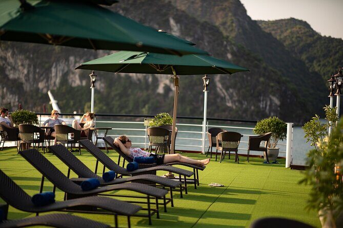 All-Inclusive 2 Day/1 Night Halong Luxury Cruise, Meals, Cave, Kayaking,Swimming - Ti Top Island: beach time that earns its keep