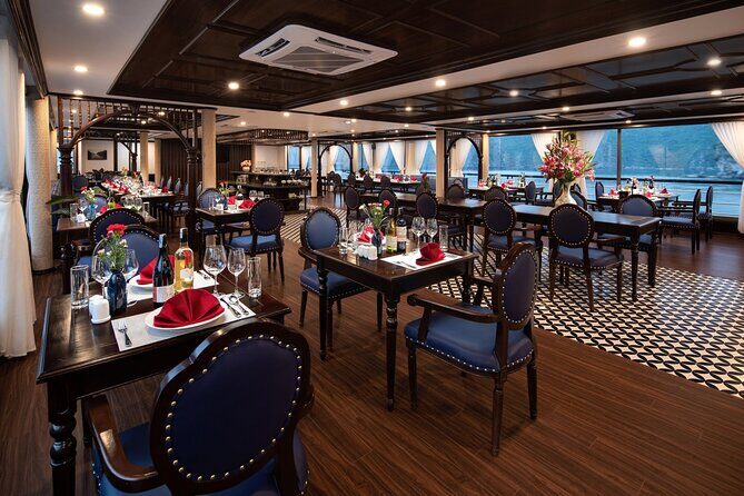 All-Inclusive 2 Day/1 Night Halong Luxury Cruise, Meals, Cave, Kayaking,Swimming - Dark & Bright Cave and Hang Luon: kayak-friendly limestone magic