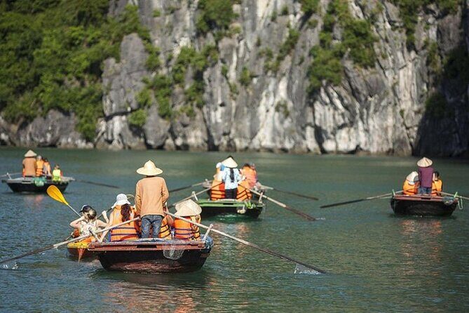 Bai Tu Long Bay 2 Day 1 Night Cruise - Day 2 starts with tea, Tai Chi, and then Thien Cảnh Sơn Cave