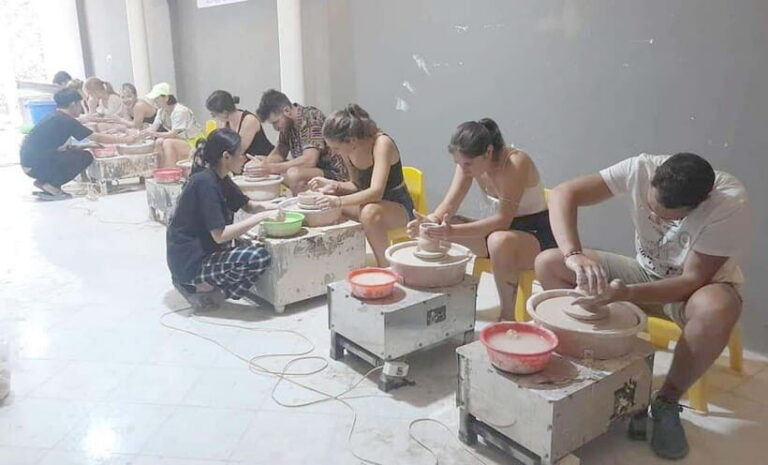 Bat trang Pottery Ceramics Class in Hanoi’s Old Quarter | VN - What You Do During the 3 Hours on the Electric Wheel