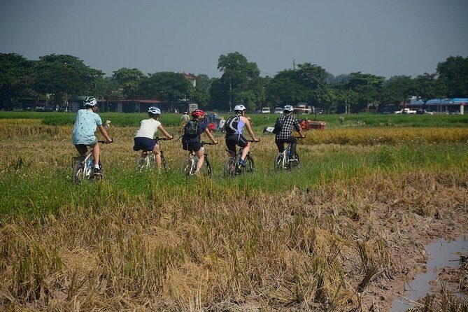 Bicycle Tours Hanoi: Full Day Bicycle Tours City & Countryside - Reunification Train Track Stop: Duong Tau and the Feeling of Old Rails in the City