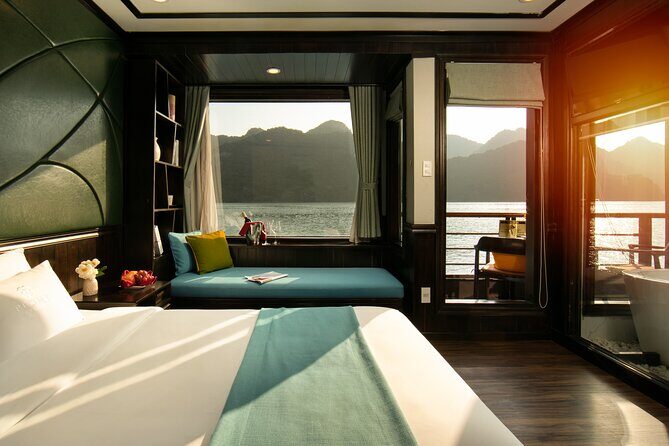 CELINA Cruise 6* Lan Hạ Bay 2 days 1 night with 2 ways transfer - What’s really included: meals, cabin comfort, Wi‑Fi, and entrance fees