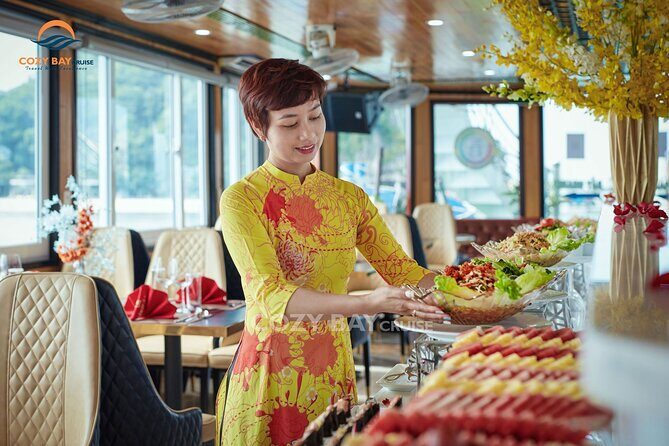 Cozy Bay Halong 5-Star Day Cruise, Buffet, Cave, Kayak, Swimming - Ti Top Island: beach time and the Ti Top Peak viewpoint