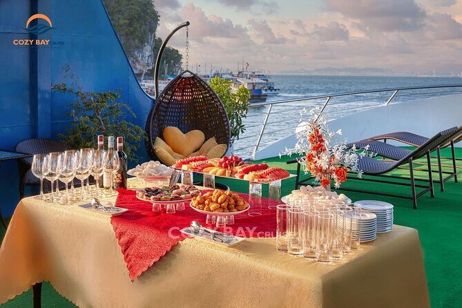 Cozy Bay Halong 5-Star Day Cruise, Buffet, Cave, Kayak, Swimming - Kayaking or bamboo boat: choose based on comfort, not hype