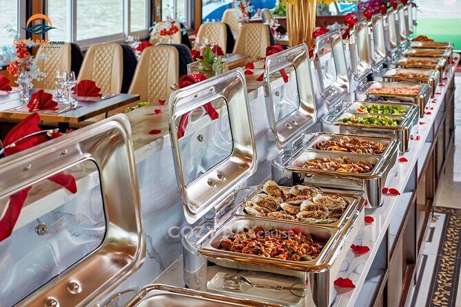 Cozy Bay Halong 5-Star Day Cruise, Buffet, Cave, Kayak, Swimming - Lunch and sunset party: what you really get for the price