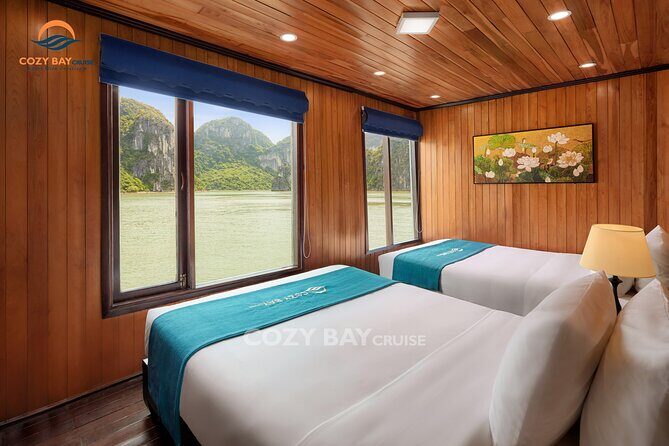 CozyBay Cruise-The Best Small Group 2D/1N inHalong-All inclusive - Day 2: Sunrise Sundeck, Breakfast, Pearl Farm, and the Trip Back to Hanoi
