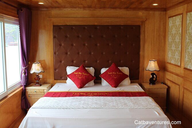 Cruising- Kayaking- Cycling- Trekking 3D/2N from Cat Ba in less tourist areas. - Day 3: Ha Long side cruising, Cong Tau lagoon, and Dau Be Island