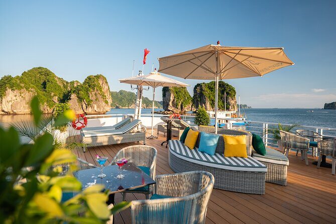 Day Tour Serenity Cruise at Lan Ha Bay from Hanoi, Hai Phong - Kayaking and swimming: the active heart of the day