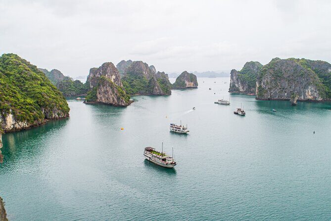 Day trip to Halong Bay from Hanoi - Board time: traditional wooden junk and real “bay cruising”