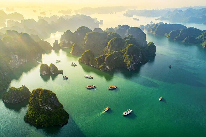 Discover Vietnam - Cambodia - Thailand in 22 Days - Halong Bay Cruise: Limestone Views, Sunrise, Tai Chi, And Cave Time