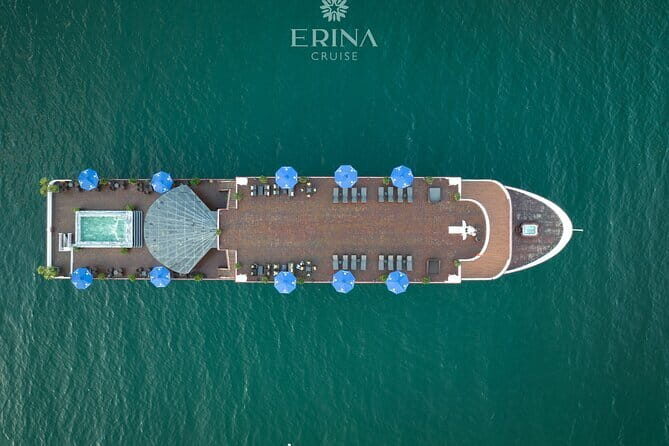 Erina Cruise 5-star cruise 2 day visit Lan Ha Bay private balcony - From Hanoi to Lan Ha: the limousine-to-boat rhythm