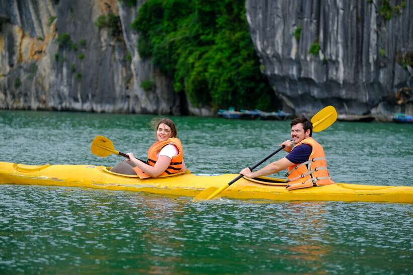 From Hanoi: 2-Day Halong Sapphire Cruise with Balcony Cabin - Dark & Bright Cave morning: kayaks first, crowds later