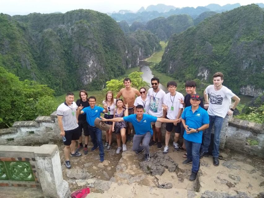 From Hanoi: Bai Dinh, Trang An, and Mua Cave Full-Day Tour - Trang An caves by boat: cave shadows, shrine stops, and why hats help