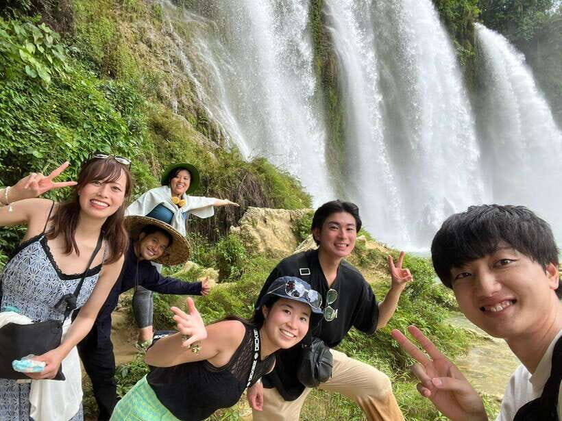 From Hanoi: Ban Gioc Waterfall - Local Villages 2nights/1day - Global Geopark roads and the craft-village morning