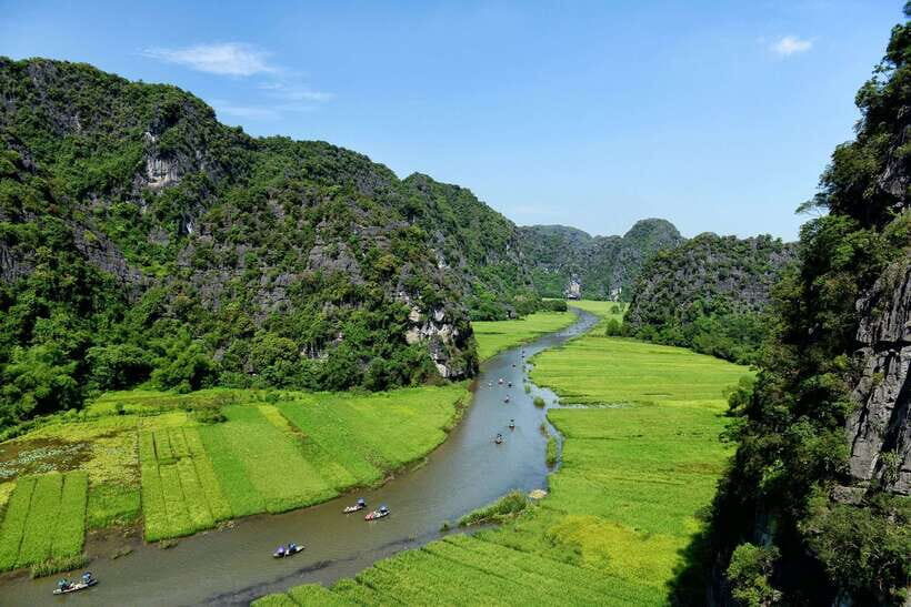 From Hanoi: Full-Day Ninh Binh Highlights Small Group Tour - Hoa Lu: Ancient Capital Energy and the King Dinh Temple