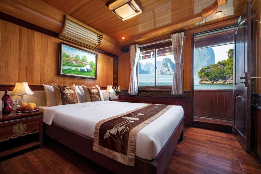From Hanoi: Ha Long - Bai Tu Long Bay 2-Day 1-Night Cruise - Day 2: Thien Canh Son Cave and Hon Co’s white sandy beach