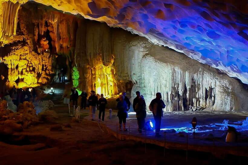 From Hanoi: Ha Long Bay Save-Cost Tours - Big & Small Groups - Ti Top Island: the view-and-swim stop that breaks up the caves