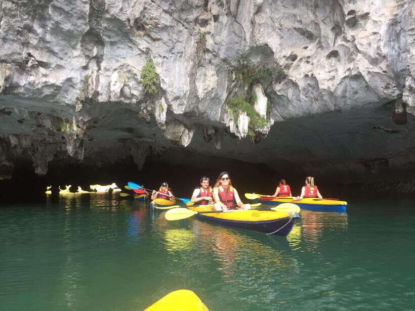 From Hanoi: Ha Long & Lan Ha Bay 2-Day Cruise with Meals - Cooking class, happy hour, and night squid fishing
