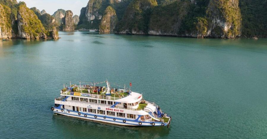 From Hanoi: Halong Bay Day Trip w/ Cave, Island & Kayak - Lunch on the Bay: Your Onboard Meal With Real Halong Bay Views