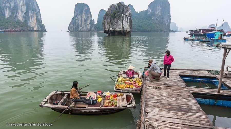 From Hanoi: Halong Bay Day Trip with Lunch and Transfers - Titop Island hike and Titop Beach swim