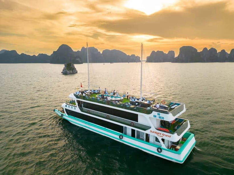 From Hanoi: Halong bay Luxury tour on 5 star cruise - Tuan Chau harbor and the welcome that sets the tone