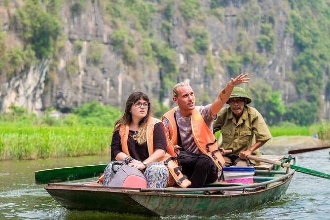 From Hanoi: Hoa Lu - Tam Coc boating - Cycling & Mua Cave visit - Trang An Grottoes or Tam Cốc Boating: 2 Hours Under Karst and Through Caves