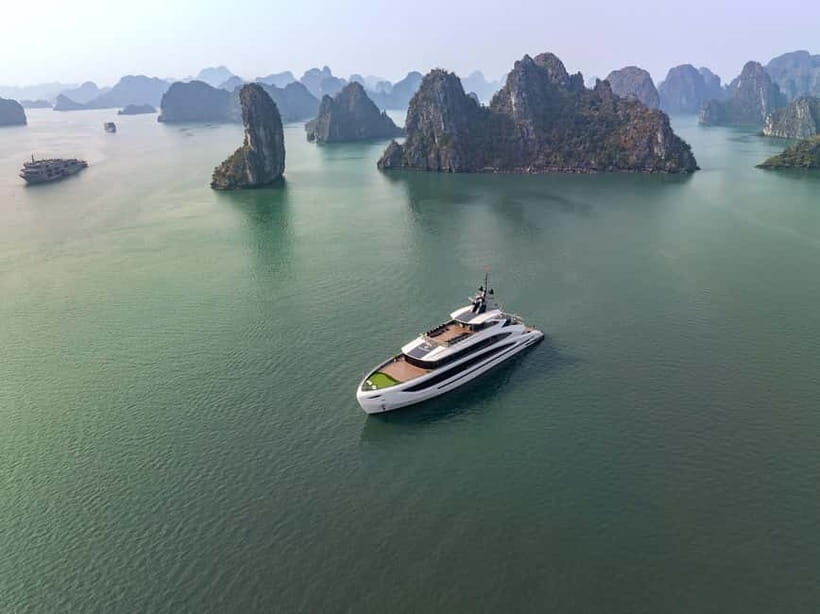 Full Day: Fabulous Halong Bay Tour with Taliya Cruise 5<em> – Key highlights that make this day trip worth it’ /></p>
<ul>
<li><strong>Dark and Bright cave</strong> bamboo boat rowing with local fisherman rowing you through stalagmites and lagoons</li>
<li><strong>Lan Ha Bay Ao Ech</strong> time for kayaking and swimming in calmer, less crowded-feeling water</li>
<li><strong>Spring-roll cooking demo</strong> plus afternoon tea, with a chef guiding you step by step</li>
<li><strong>Sunset party on the sundeck</strong> after a full day of limestone views</li>
<li><strong>English-speaking guide</strong> who keeps the pace smooth and the stops practical (names you may see in the mix include Chung Hoeng Van, Frank, and Vin)</li>
</ul>
<h2 id="hanoi-to-tuan-chau-marina-the-ride-that-sets-the-tone">Hanoi to Tuan Chau Marina: the ride that sets the tone</h2>
<p><img src=