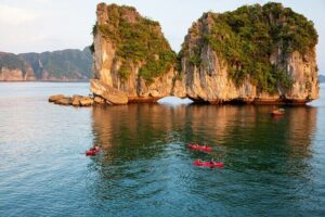 Halong Bay Cruise 2 days 1 night from Hanoi included transfer - Island Cave Stop: Sculpted Karst Up Close