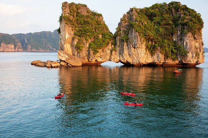Halong Bay Cruise 2 days 1 night from Hanoi included transfer - Island Cave Stop: Sculpted Karst Up Close
