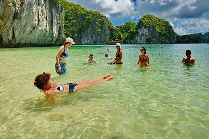 Halong Bay Day Tour 6Hour Deluxe Cruise Limousine Bus Small Group - Hang Luon Cave by Kayak or Bamboo Boat (Water Cave Time)