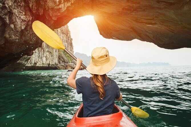 Halong Bay Day Tour 6Hour Deluxe Cruise Limousine Bus Small Group - Ti Top Island: Swim Time Plus the Climb for Panoramic Photos
