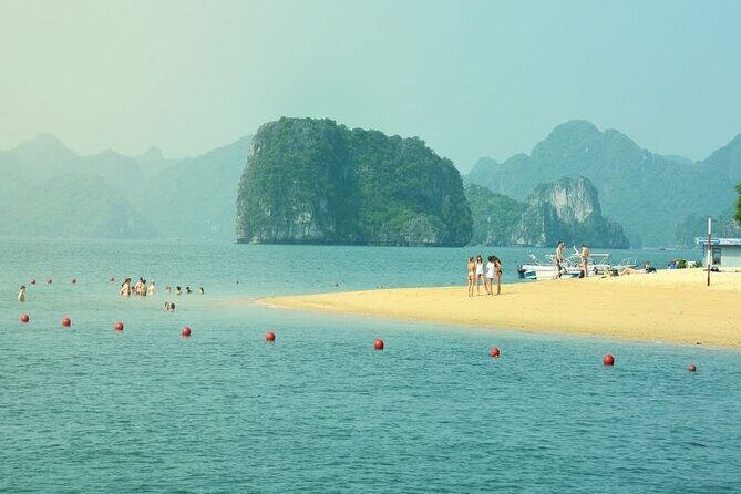 Halong Bay Day Tour 6Hour Deluxe Cruise Limousine Bus Small Group - Cruise Time on the Deluxe Boat: Tea, Sunset Views, and Slower Moments