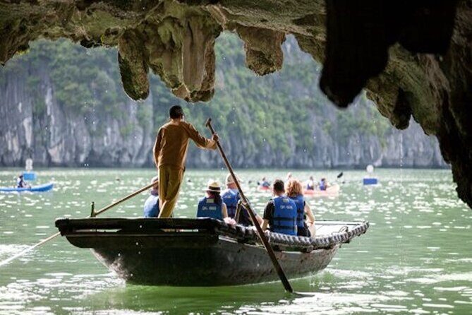 Halong Bay Day Tour 6Hour Deluxe Cruise Limousine Bus Small Group - Sung Sot Cave: The Biggest Grotto Stop and What to Expect