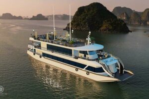 Halong Bay Day Tour By Diamond Era Cruise,Titop,Sung Sot & kayak - Boarding at Halong International Port: what happens after the bus ride