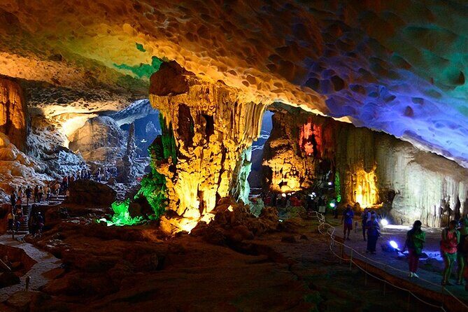 Halong Bay Day Tour By Diamond Era Cruise,Titop,Sung Sot & kayak - Luon Cave by kayak or bamboo-boat style: the watery highlight