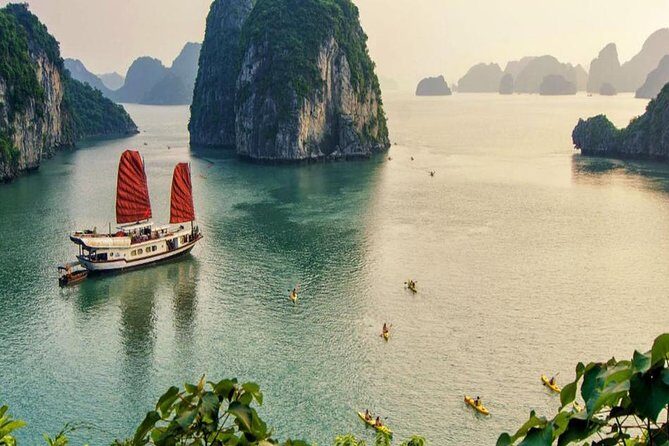 Halong Bay Full Day with Kayaking, Hiking viewpoint, Cave - Deluxe To Luxury - Sunset Tea, Cake, Fruit, and the Comforts That Prevent a Cranky End