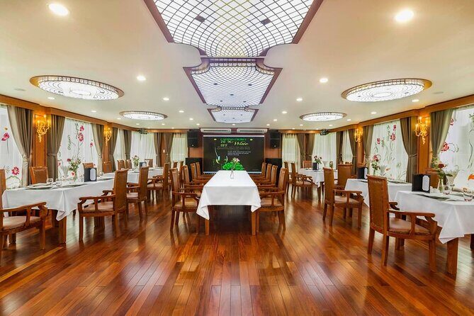 Halong Calypso Cruise 2d1n-All Inclusive Cruise with Transfer - Day 1 on the water: Lan Ha Bay lunch, swimming options, and happy hour