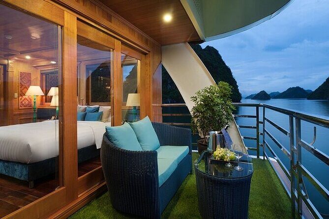 Halong Milalux 5 Star Cruise 2d1n,All inclusive,transfer - Milalux 5 star: a 20-cabin boat with real room to breathe