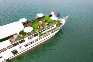 Halong Milalux 5 Star Cruise 2d1n,All inclusive,transfer - From Hanoi to Tuan Chau: the long ride that you can actually handle