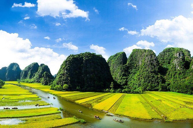 Hang Mua - Hoa Lu - Tam Coc Small Group Tour 8 People a Group - Tam Coc by boat: about 1.5 hours of slow limestone scenery