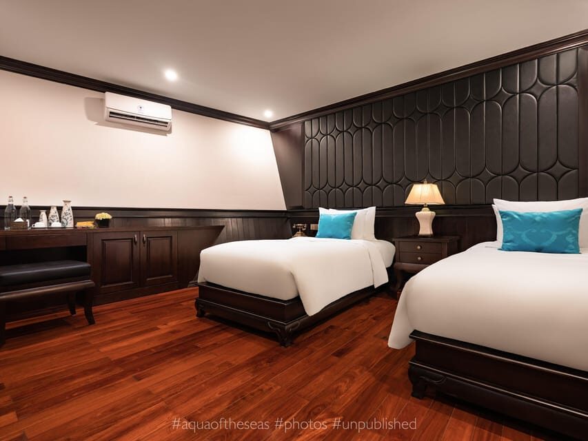 Hanoi: 2-Day Lan Ha & Halong Bay 5 Stars Cruise with Balcony - Rooms, food, and the extras that can change your budget