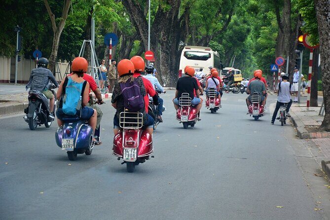 Hanoi Back Streets Vespa Tours: Hanoi Vintage Vespa Tours City - Long Bien Bridge and Dường Tau: the river crossing that changes everything