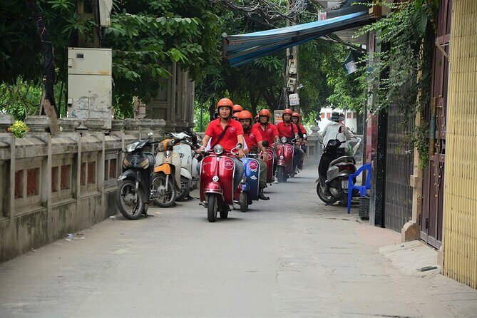 Hanoi Back Streets Vespa Tours: Hanoi Vintage Vespa Tours City - Hữu Tiệp Lake and the downed B-52: history you can point to