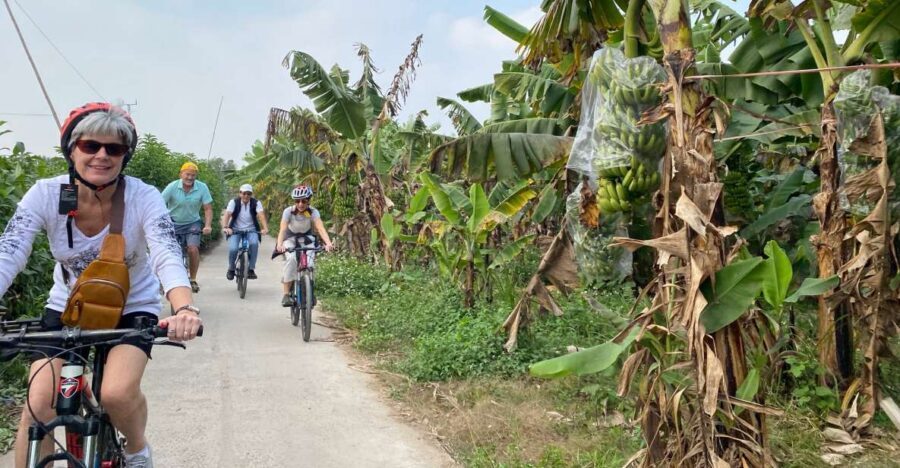 Hanoi: Bike Tour Through Hidden Gems and Banana Island - Long Bien Bridge and Ho Chi Minh Mausoleum: history with road access